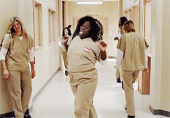 Taystee from Orange is the New Black dances.